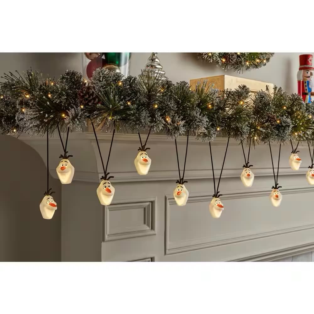 7 ft. Musical Olaf Battery-Operated Lights