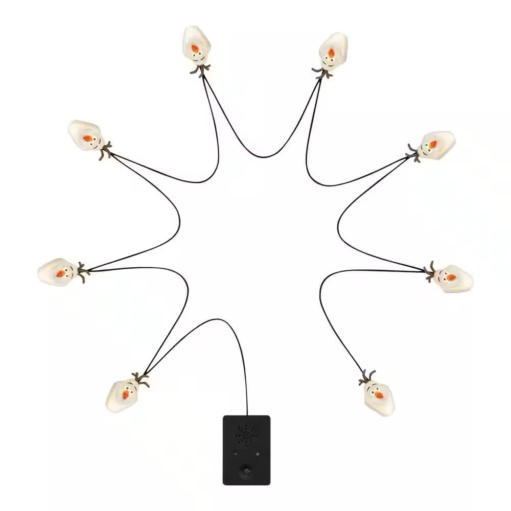 7 ft. Musical Olaf Battery-Operated Lights