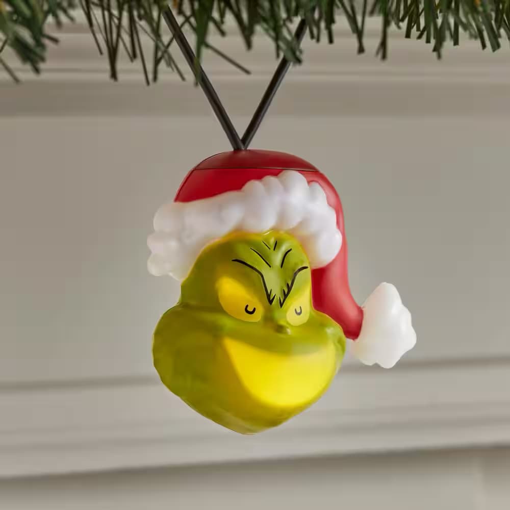 Musical Grinch Battery-Operated Lights (8 Pack)